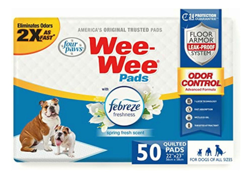 Wee-wee Puppy Training Pee Pads 50-count 22  X 23  Standard