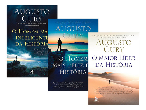 O Homem Mais Inteligente Da História, De Cury, Augusto. Editora Gmt Editores Ltda., Capa Mole, Edição 1 Em Português, 2016