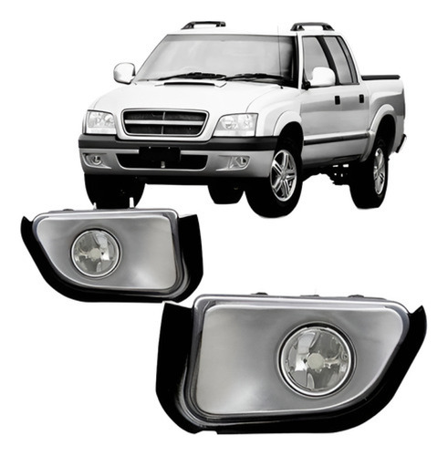 Par Farol Milha Auxiliar S10 Pit-bull 2001 02 03 04 A 2011