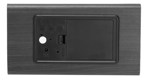 Despertador De Escritorio Digital Led De Madera De Madera Co