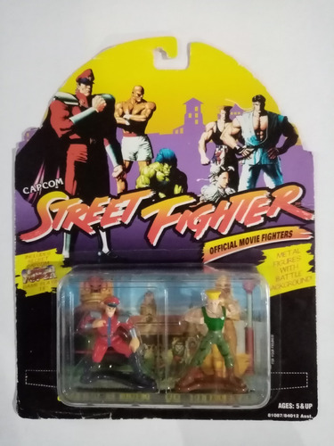 Capcom Street Fighter Bison Vs Guile Hasbro 1994 De Metal
