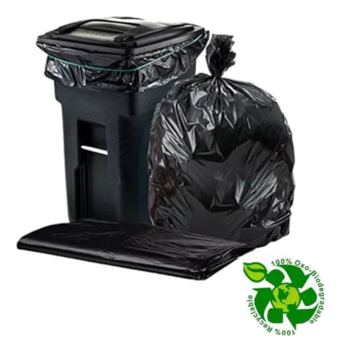 5 Kilos De Bolsa Negra Gruesa Resistente Para Basura 70x110