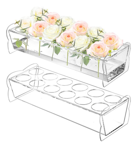 Centro De Mesa Floral Rectangular (paquete De 2)