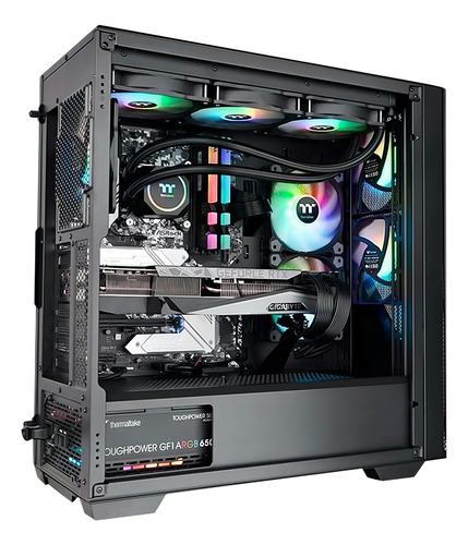 Gabinete Thermaltake Divider 370 Tg Argb Ca-1s4-00m1wn-00
