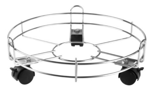 Soporte Para Cilindro De Gas Plateado