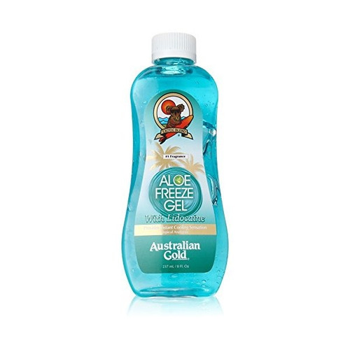 Australian Gold Gel De Aloe Freeze Con Lidocaína, 8 Oz