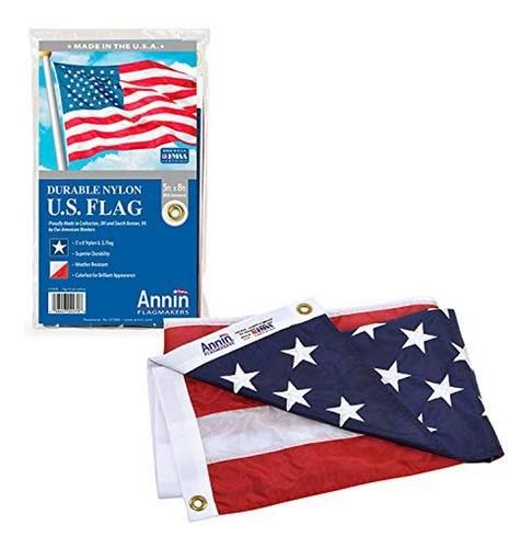 Modelo 2270 De La Bandera Americana De Nylon Solarguard Nyl-