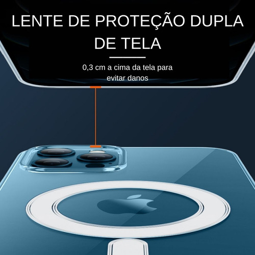 Capa Acrílico Transparente Magsafe Para iPhone 14 Pro Max