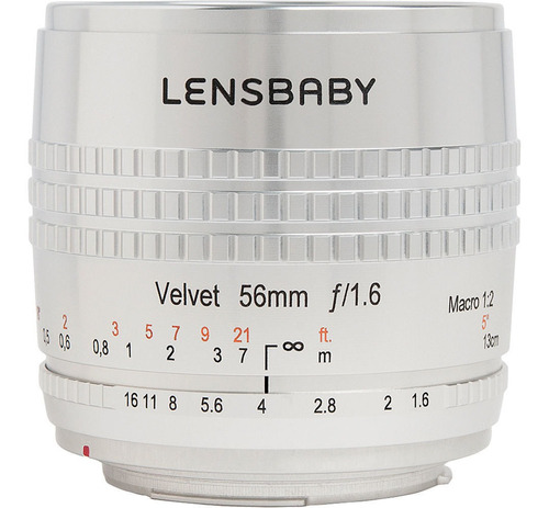 Lentebaby Velvet 56mm F/1.6 Se Lente Para Canon Ef (silver)