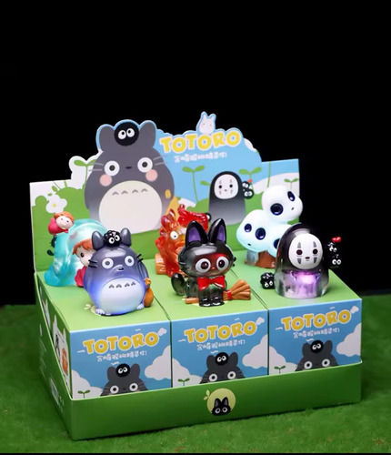 Lamparas De Studio Ghibli Verde Claro Caja 6pzs Lámpara Studio Ghibli