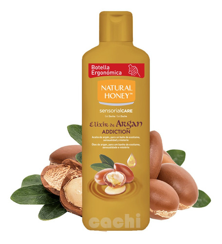 Gel De Ducha Natural Honey Elixir De Argan Addiction 650ml