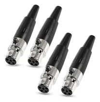 Comprar Mini Conector Xlr Xmsjsiy De 5 Pines Ta4f Mic Mic Micrófono 