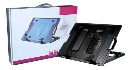 Ventilador Notebook Gamer N18 Con Luz Led Altura Ajustable