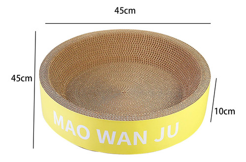 Rascador Para Gatos, Juguetes Para Gatos, Cuenco Circular, L