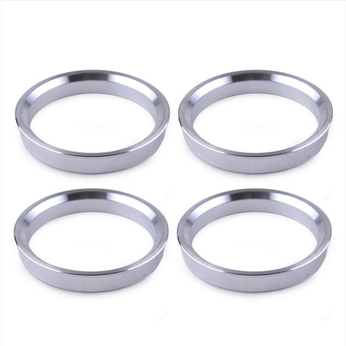 Centradores De Rin 59.0 / 73.2 De Aluminio (4 Piezas)