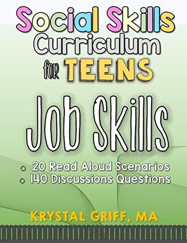 Social Skills For Teens: Job Skills (special Education Workbooks), De Griff, Krystal. Editorial Independently Published, Tapa Blanda En Inglés