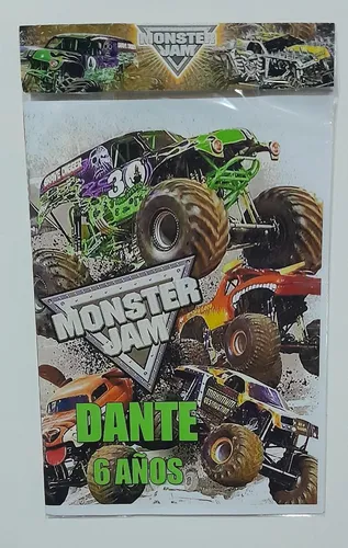 2 Libros Para Colorear Personalizado Monster Jam Megalodon