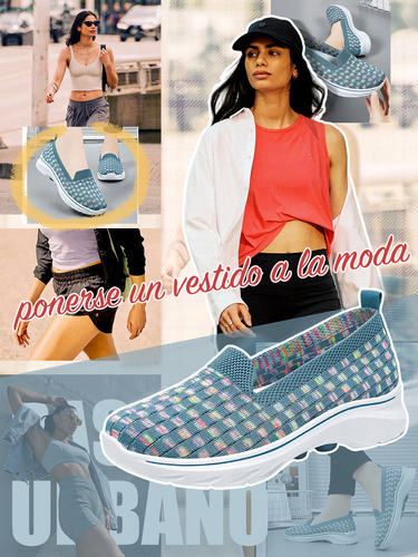 Tenis Dama A Cuadros Zapatos Para Mujer Malla Transpirable