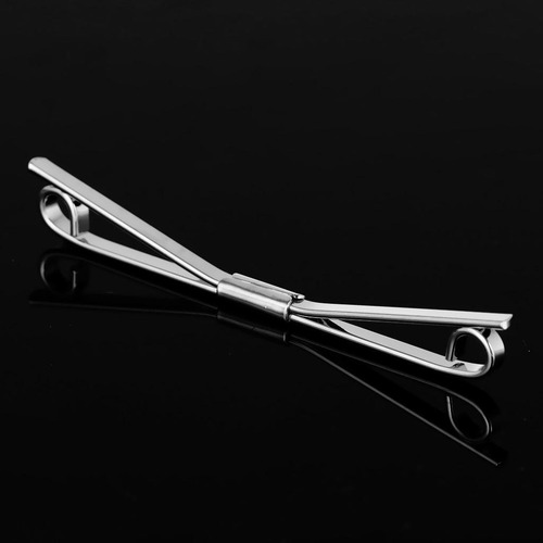 Imagen 11 de 12 de 2xmen's Elegante Camisa Collar Clip Bar Pin Clip Cadena