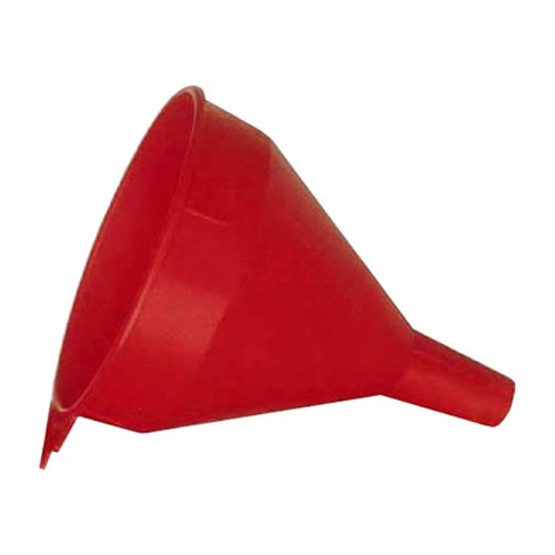 Embudo De Polietileno Rojo De 6 Cuartos Funnel King