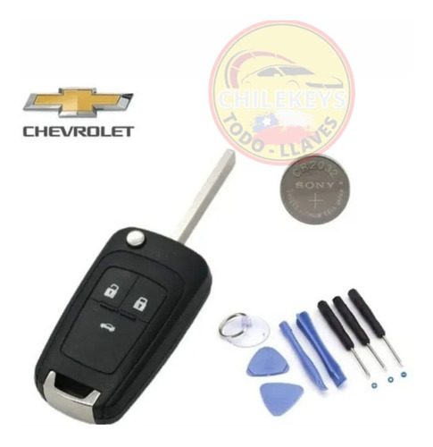 Imagen 1 de 4 de Llave Chevrolet Cruze Tracker Orlando - Carcasa 3 Botones