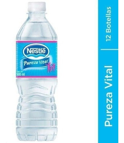 Nestle Pureza Vital Agua Natural Pack Con 12 Botellas De 500