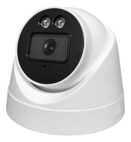 Camara 2mp Domo Full-color Warmlight Led Interior Plastico