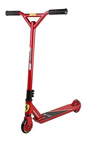 Ferrari Adulto 100 Mm 2 Rueda Stunt Kick Patinete Rojo