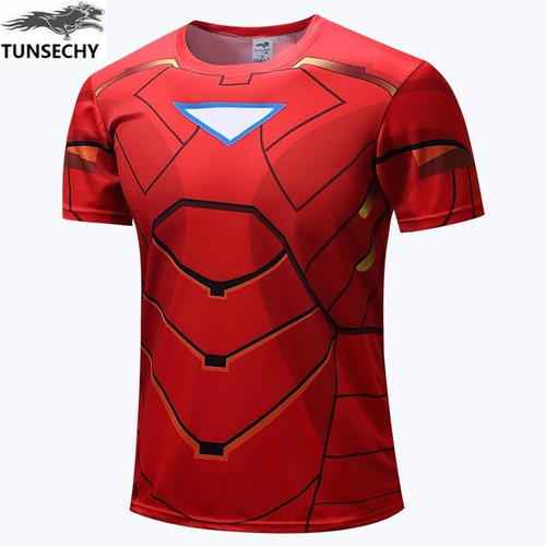 Camisa Homem De Ferro Poliester Pronta Entrega.