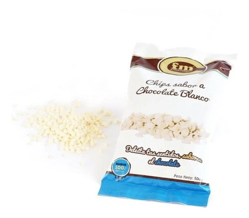 Chips Chocolate Blanco 250 Gr - Kg a $36