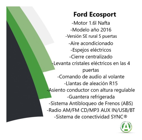 Ford Ecosport Se 1.6 Mt L/13