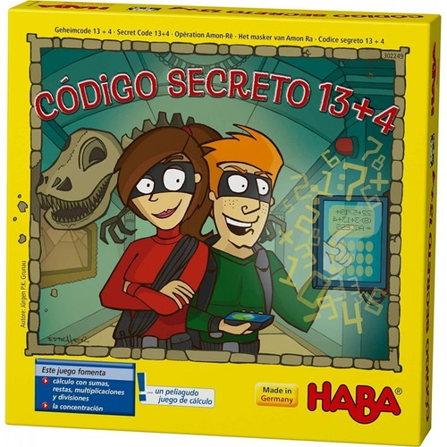 Codigo Secreto 13+4 Haba - Juego De Mesa - Artesanal