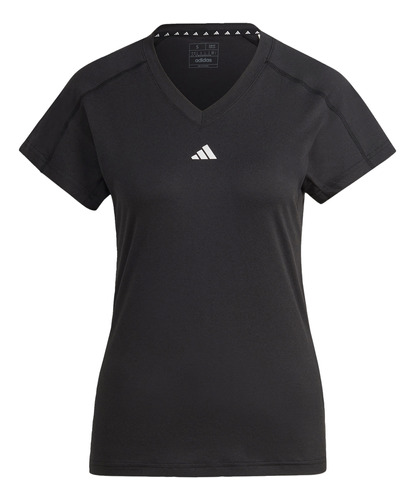 Remera Minimalista Aeroready Train Essentials Cuello En V Hn