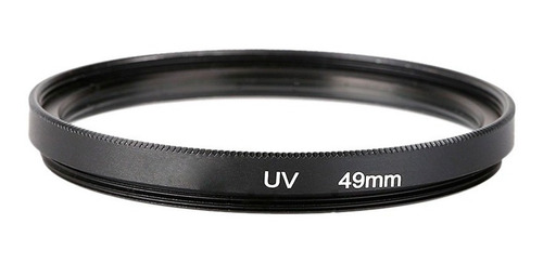 JJC Filtro UV ultra delgado de 49 mm filtro de lente de protección ultravioleta multicapa para Canon Sony DSLR lente con rosca de 49 mm Negro 
