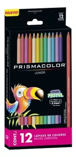 Lápices De Colores Prismacolor Junior Set 12 Pasteles