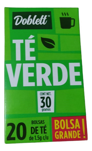 Té Verde 100 Sobre Camellia Sinensis Inmunologico Baja Peso