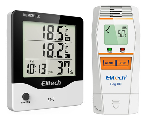 Elitech Registrador Dato Temperatura Digital E Higrometro