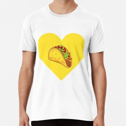 Remera Amo Los Tacos Corazón Amante De Los Tacos Algodon Pre