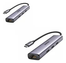 Comprar Usb 3.0 Hub Gigabit Ethernet Adaptador Rj45 Pc Usb-c Premium