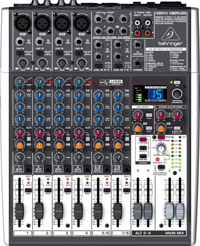 Mezclador Behringer X1204usb Consola Con Interfaz Usb