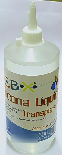 Silicona Liquida Pegamento Transparente Cbx X500 Ml