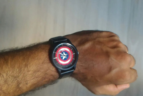 Relógio Masculino Vingadores Mostrador Capitão America