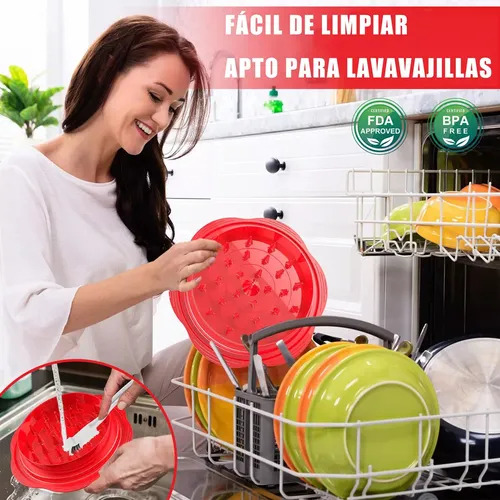 Triturador De Pollo Carne Desmuzador Picador Con Asas,multifuncional Para Carne, Pollo Y Cerdo,línea Roja