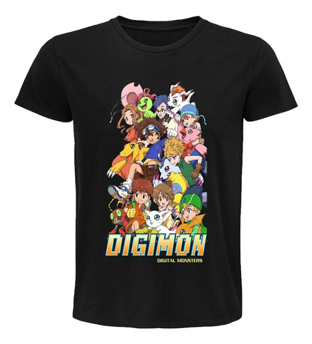 Playera Niños Elegidos Digimon Adventure Anime Manga