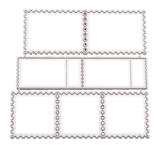 Plantilla De Estampado De Marcos Troqueles Para Cortar Borde