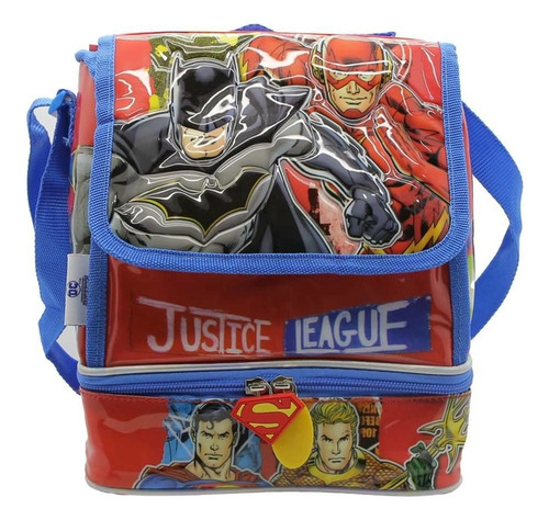 Lunchera Termica Justice League Con Licencia Lj055 Original