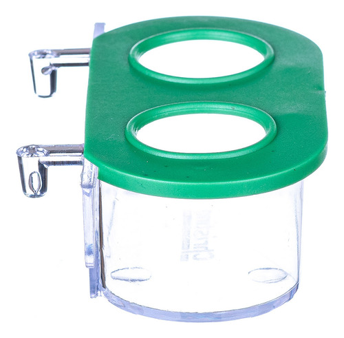 Kit 25 - Comedouro Com Gancho - 2 Furos - Christino