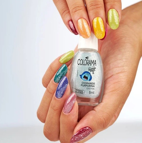 Kit Esmaltes Colorama Coleção Divertidamente 2 - Kit 9 Cores
