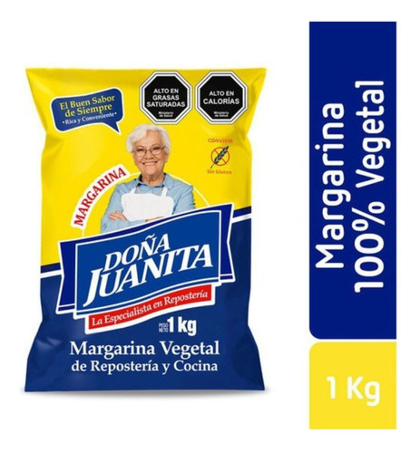 Margarina Doña Juanita 1 Kg(2uni) Super