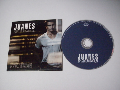 Juanes Cd Single - Gotas De Agua Dulce - Universal 2007